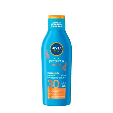 Лосьон для загара Nivea, SPF 30, 200 мл, Sun Protect & Bronze