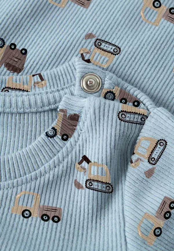 Комбинезон с принтом Romper printed body Name It, Ashley Blue, синий — фото 3