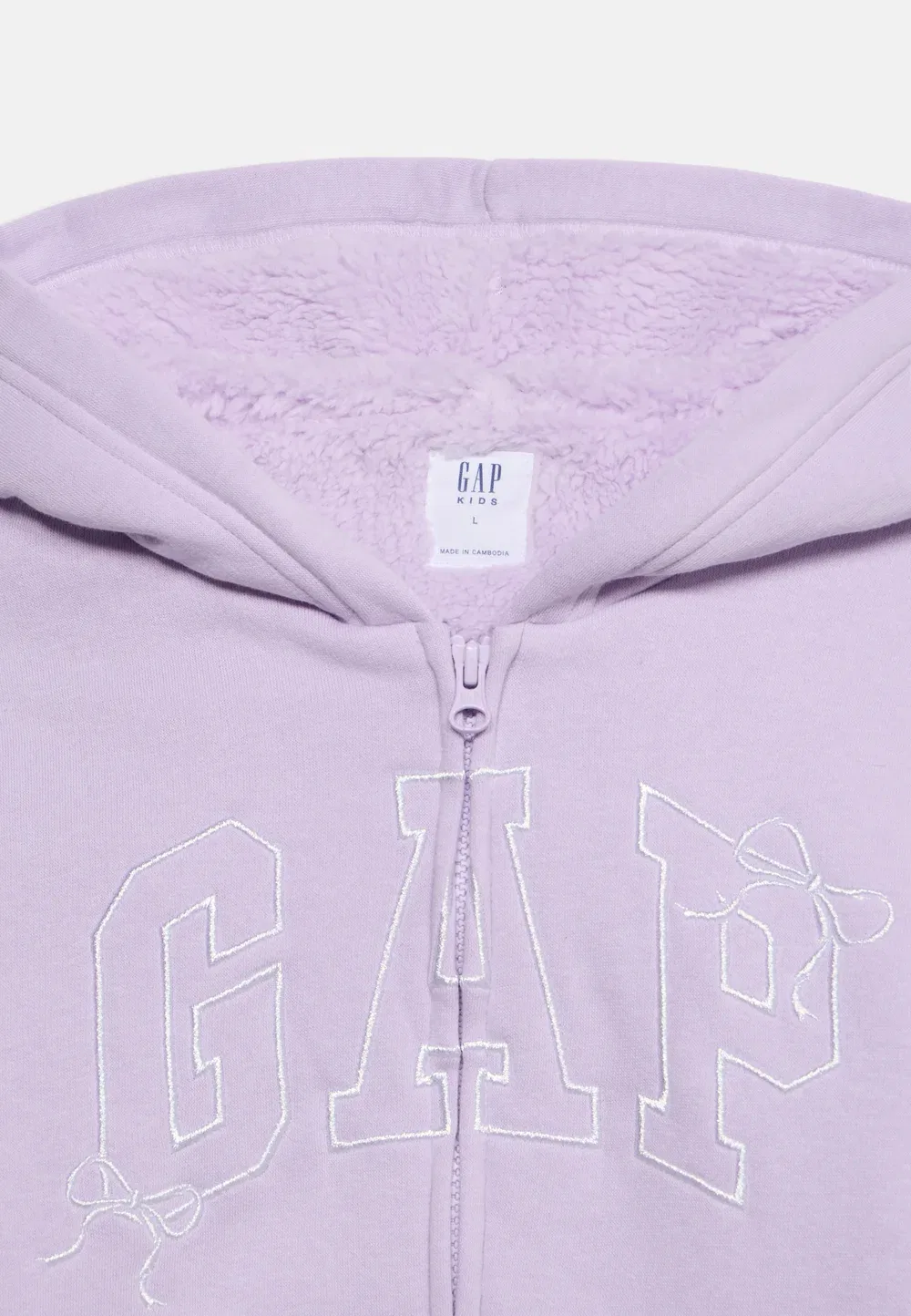 Heritage - толстовка на молнии Gap, Nostalgic Lavender — фото 4