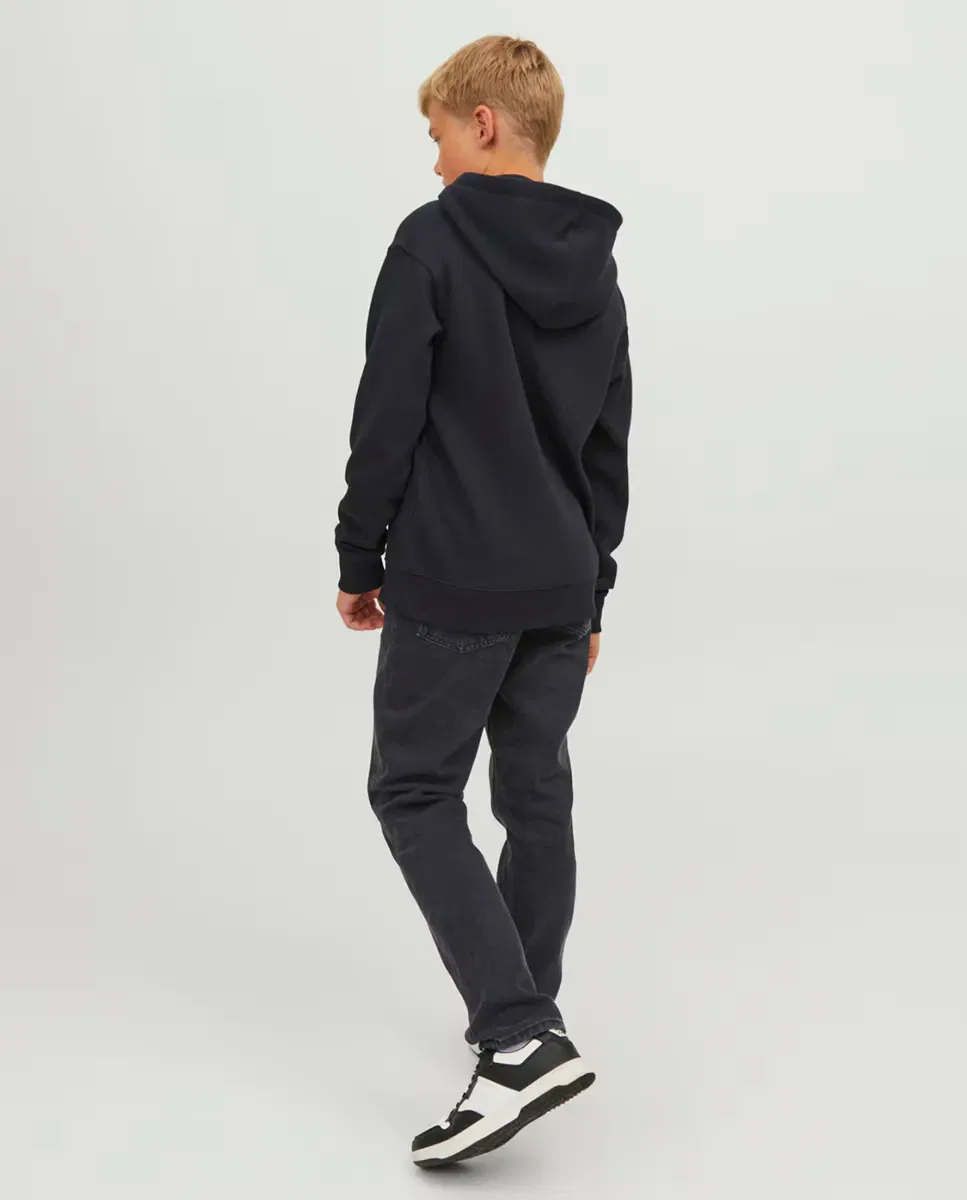 Детские джинсы для мальчиков Regular Fit Jack & Jones, Negro — фото 2