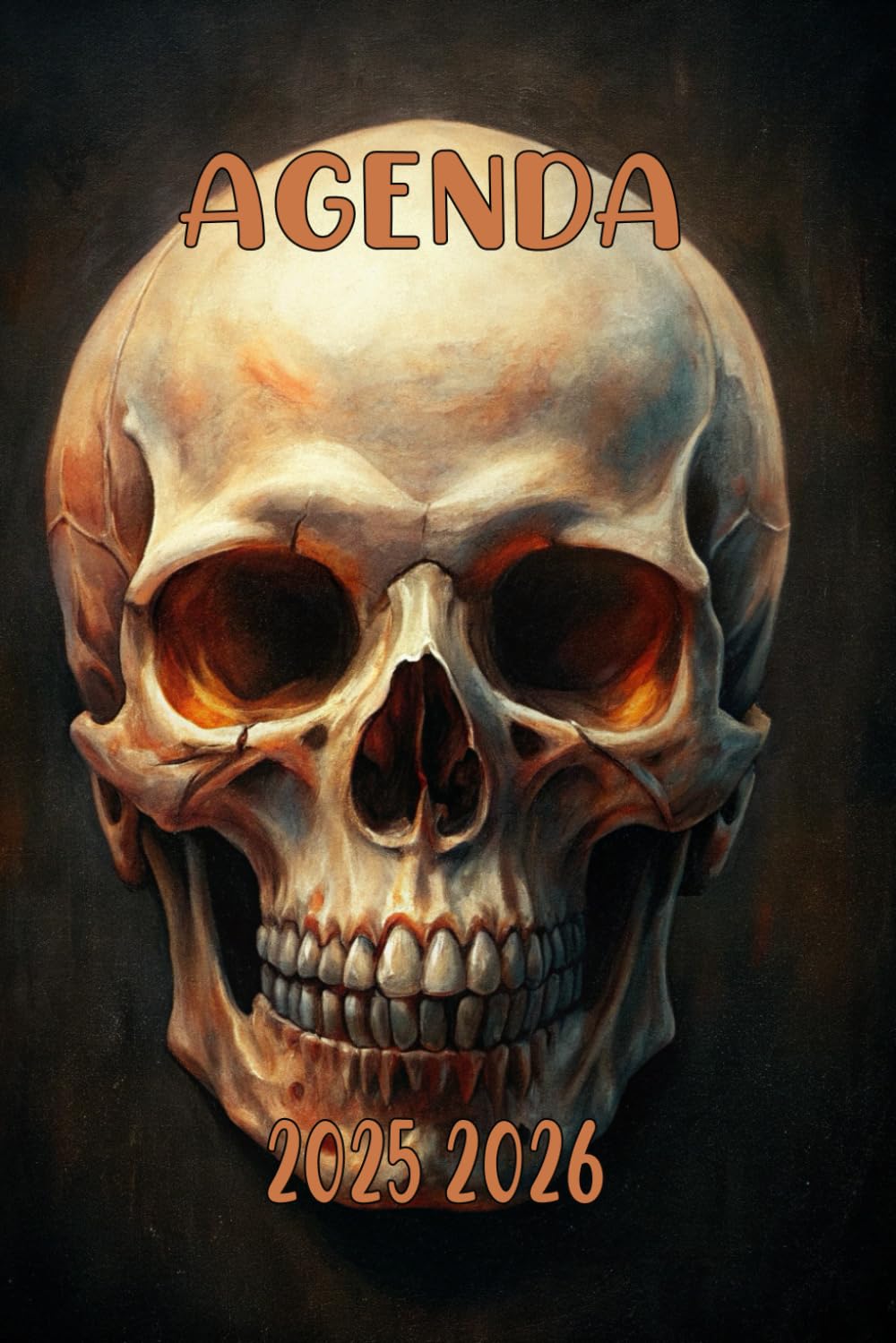 

Agenda 2025-2026: Scolaire Tête de mort | Journalier (une page par jour) | Septembre à Juillet | 14,8 x 21 cm | Collège et Lycée et primaire | garçon et fille (French Edition) (Independently published)