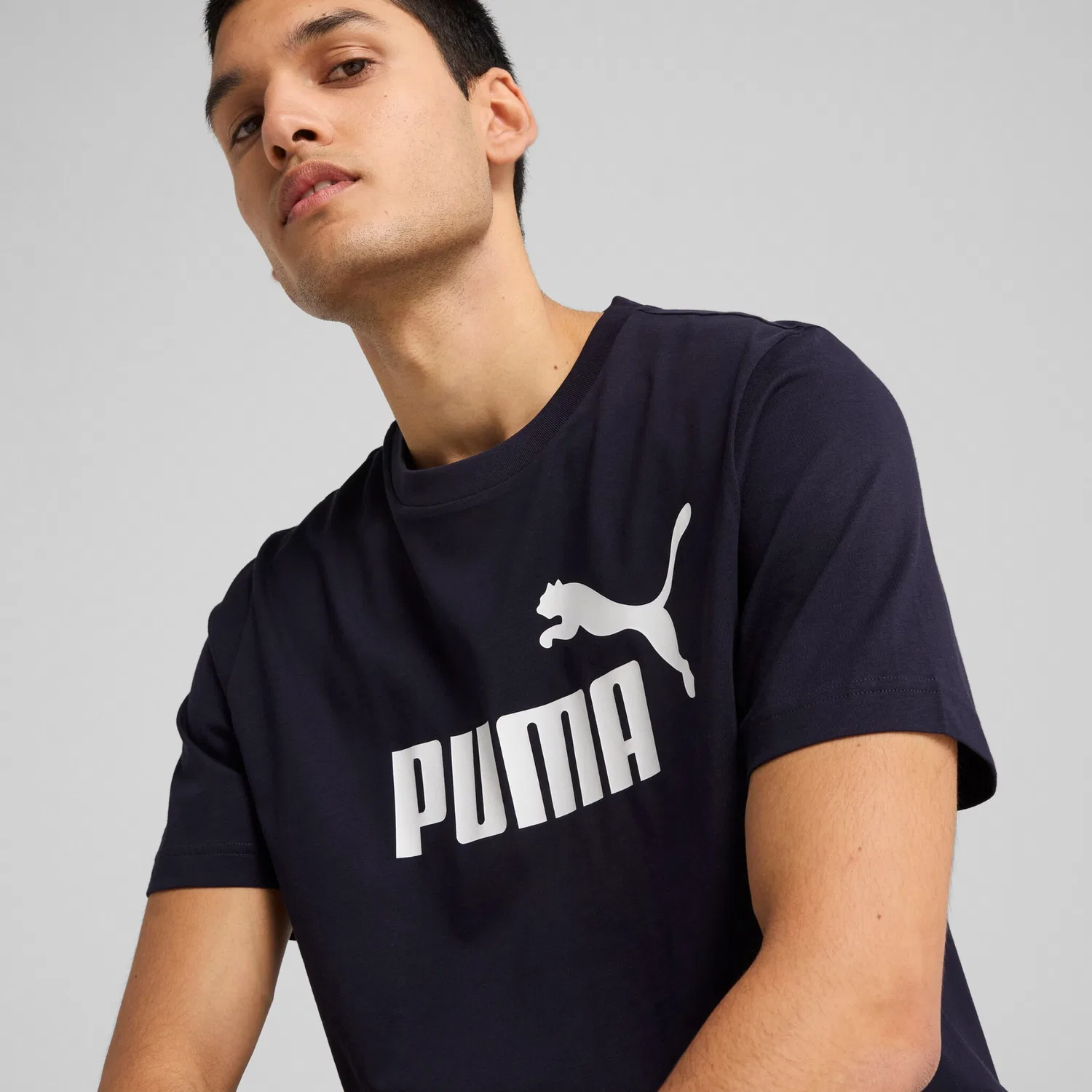 Детская футболка с логотипом PUMA, New Navy — фото 4