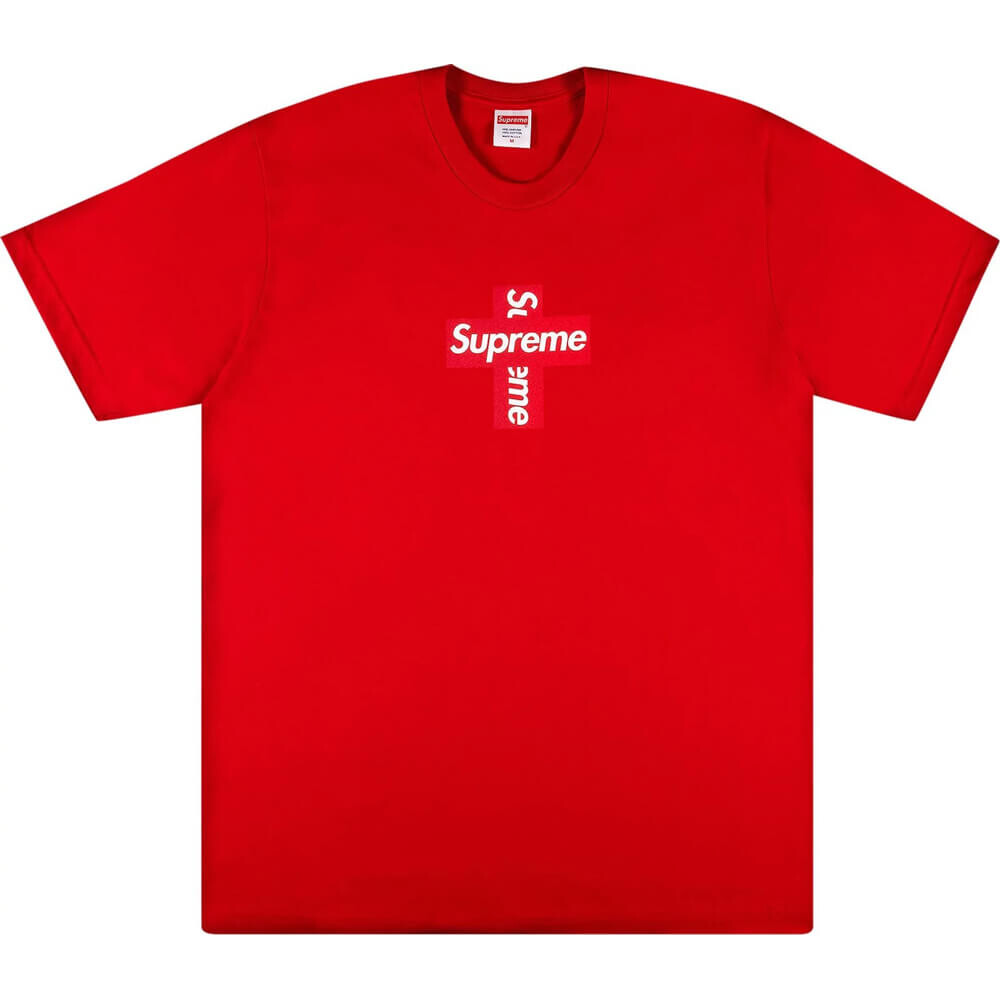 

Футболка Supreme Cross Box, красный