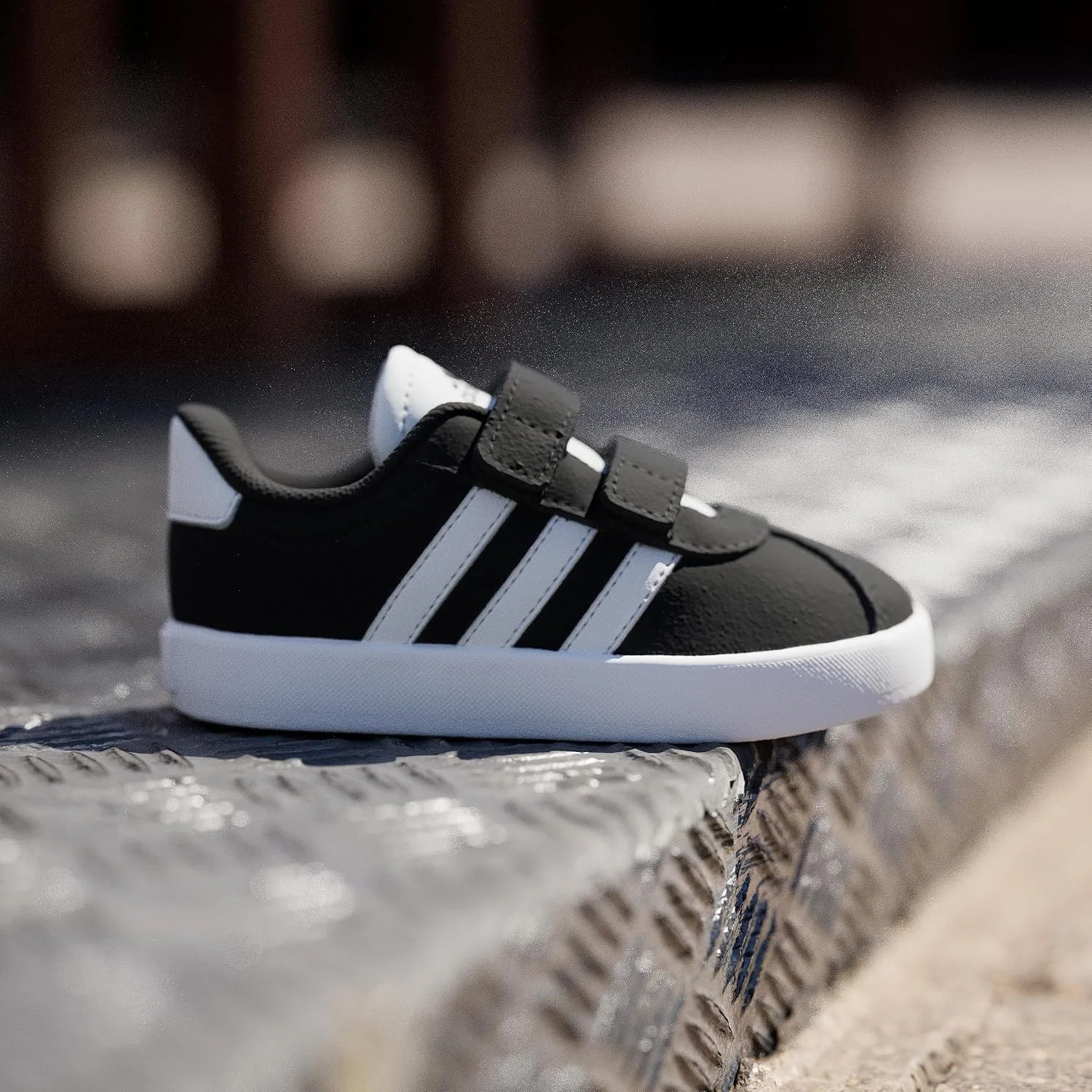 Детские кроссовки для мальчиков adidas, Core Black White Core Black — фото 3