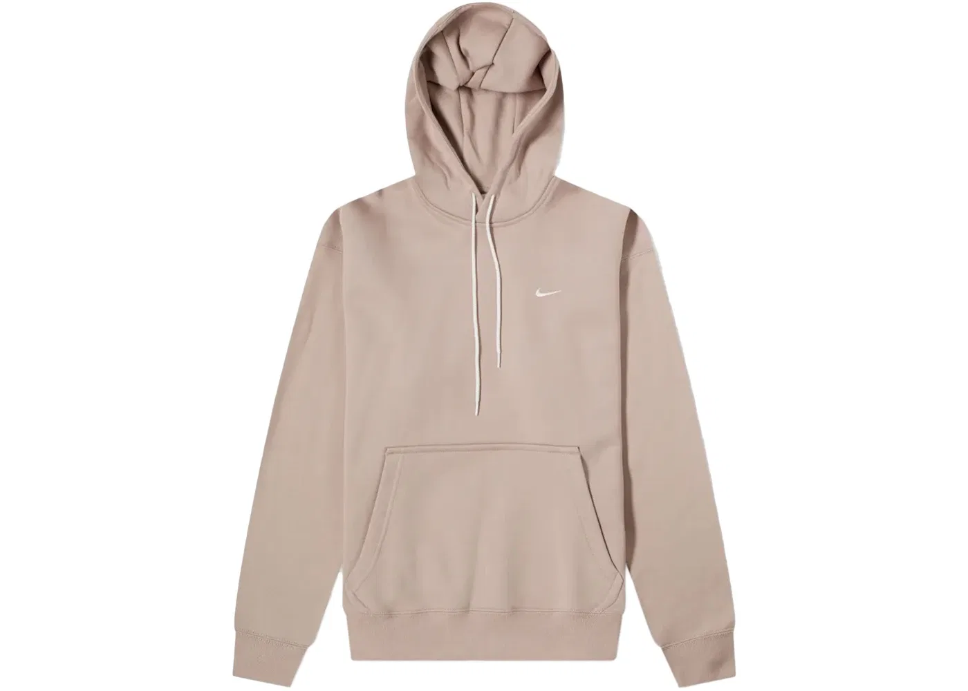 Мужская худи с длинным рукавом Nike Lab Solo Swoosh Fleece Hoodie Nike, Malt