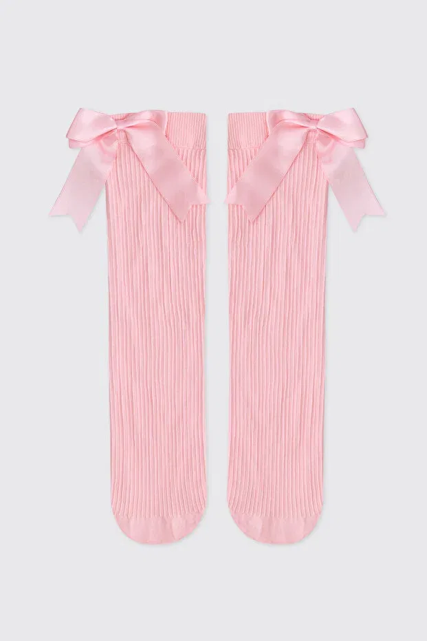 Детские носки для девочек с лентой Knee Socks Panço, 142331