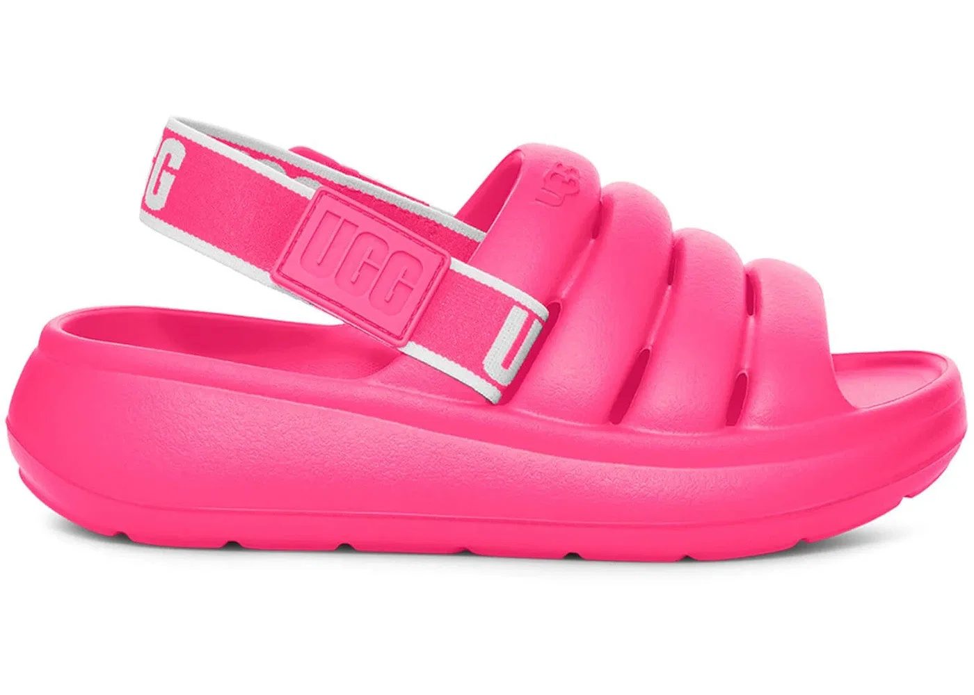 Детские шлепанцы с закрытым носком UGG Sport Yeah Slide, Taffy Pink