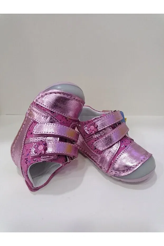 Детские туфли для девочек с ортопедической стелькой Özgür Kids, Pink — фото 3