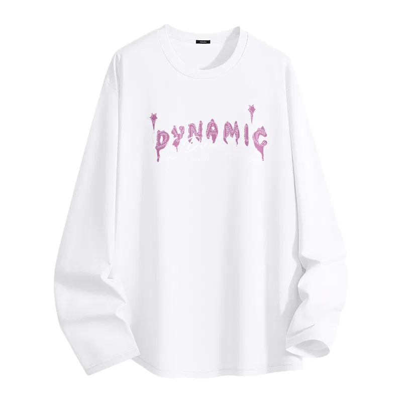 Футболка детская хлопковая MINISO, Light Beige (Mz Star Pink Font) — фото 4