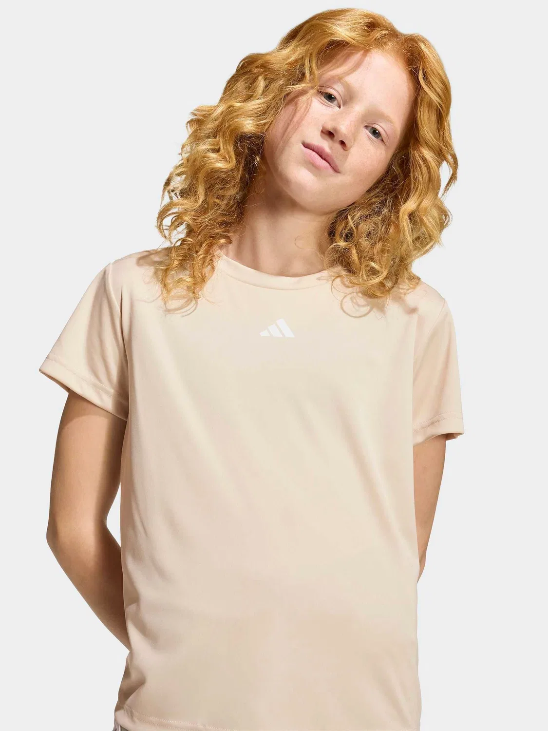 Футболка тренировочная adidas Essentials Cream adidas, кремовый — фото 4