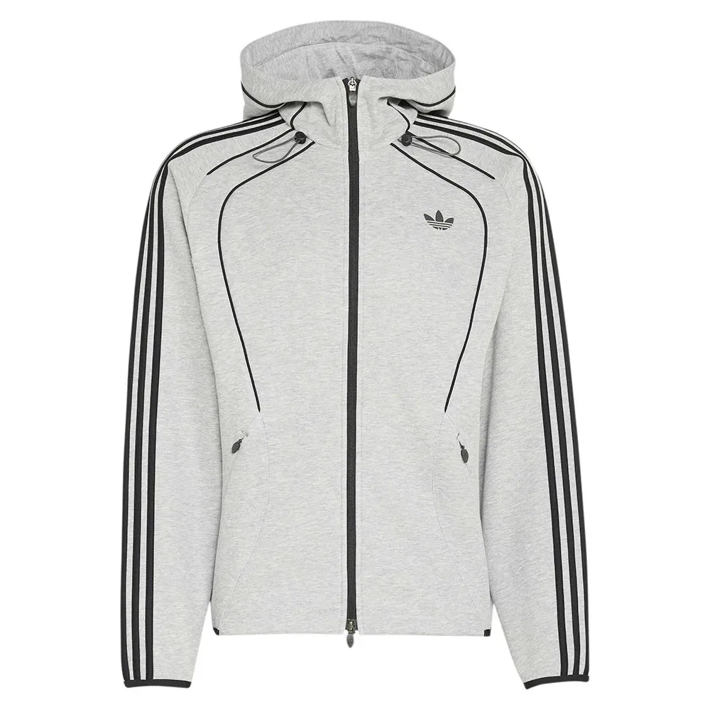 Мужской свитшот с молнией Spacer Teamgeist 26 Cutline Adidas Originals, Grey — фото 3