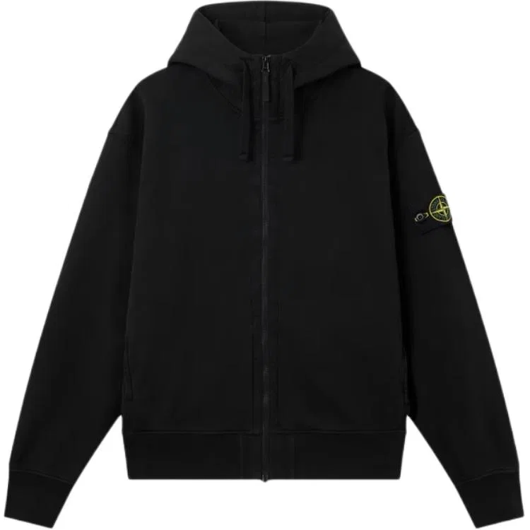Мужской худи с капюшоном STONE ISLAND, Black