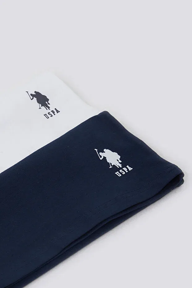 Детское нижнее белье для мальчиков хлопковое U.S. Polo Assn., Navy-White — фото 4