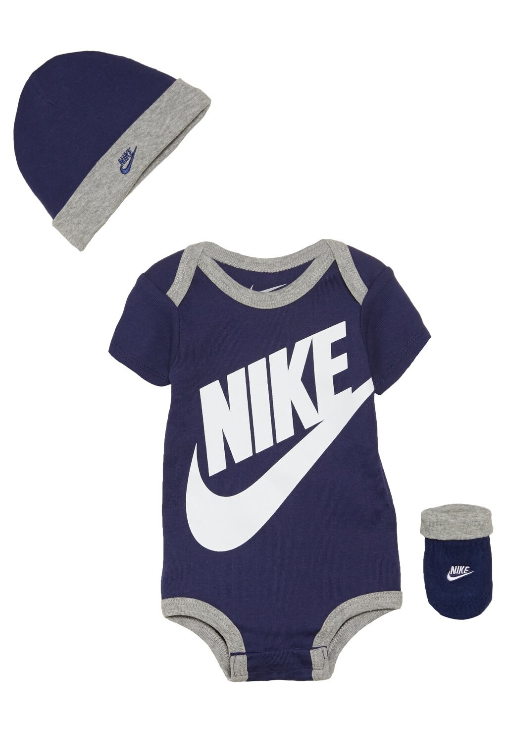 Боди FUTURA LOGO HAT BOOTIE BABY SET Nike Sportswear, цвет blue void — фото 3