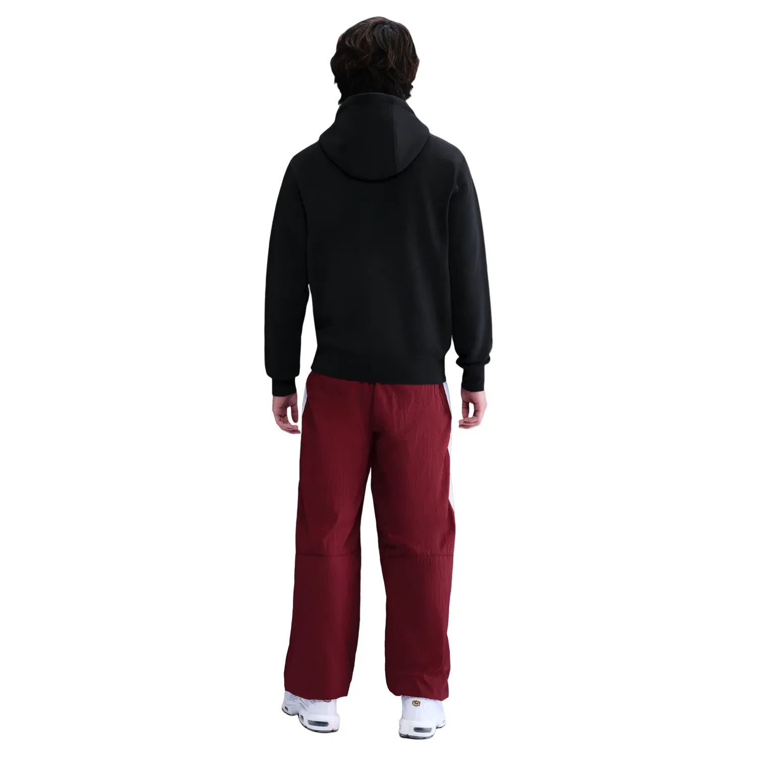 Мужское худи Club Pullover Fleece Hoodie Asia Sizing 'Black' Nike, черный — фото 3