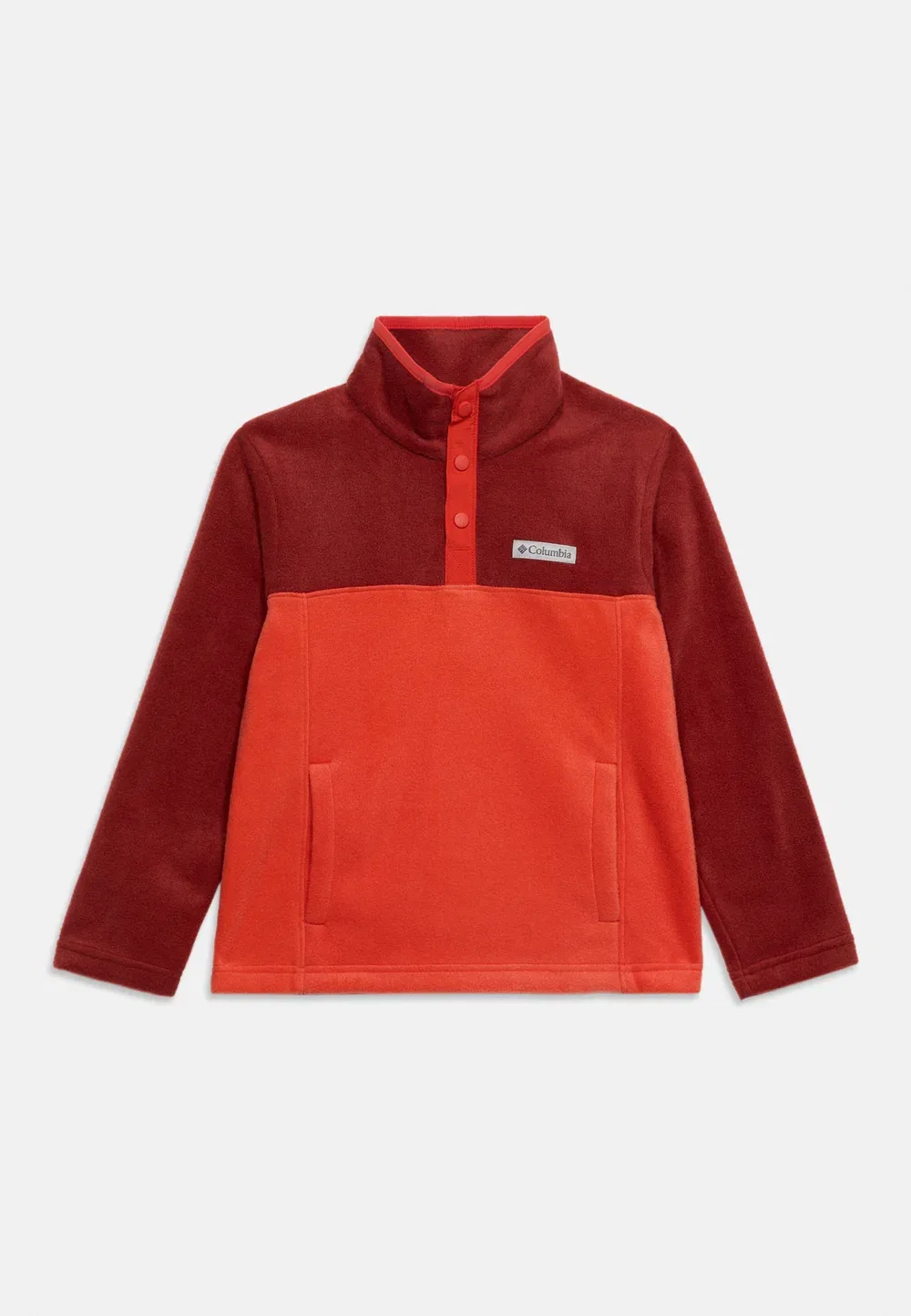 Свитер Steens mtn isnap унисекс - флисовый джемпер Columbia, Red Oxide