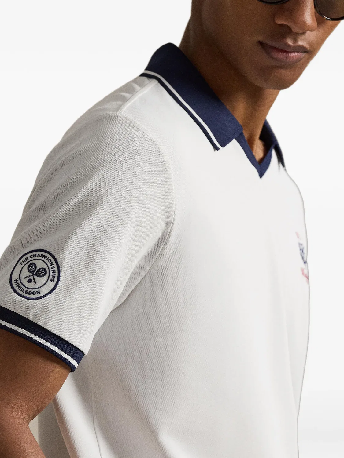 Поло Wimbledon белое Polo Ralph Lauren, белый — фото 2