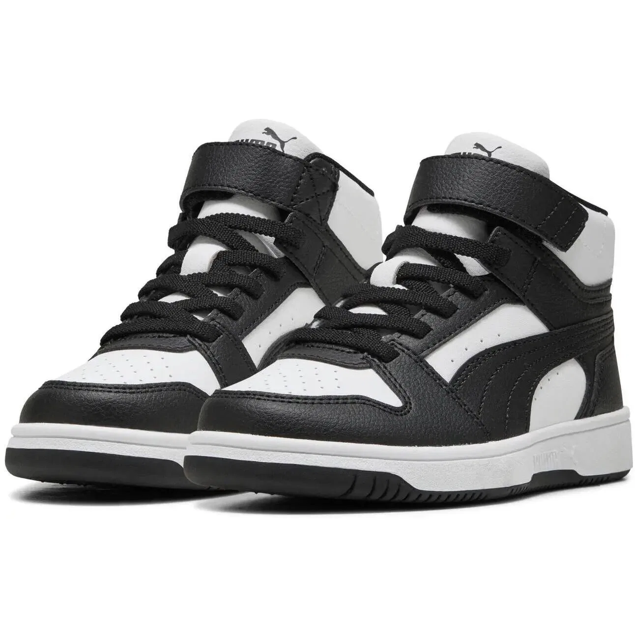 Детские кроссовки Puma Rebound Slam Mid Ac Ps, Schwarz — фото 3