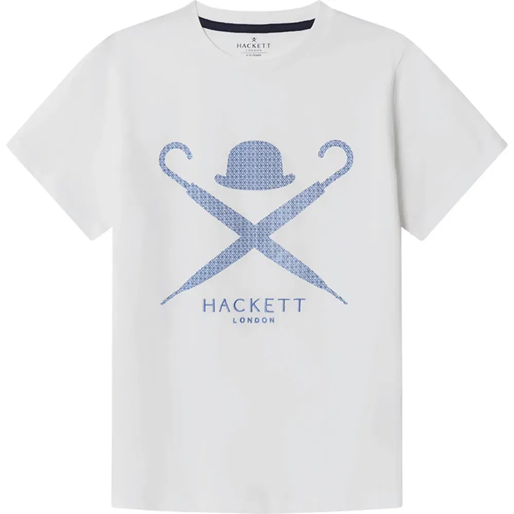 Футболка с коротким рукавом Diamond Logo Hackett, белый