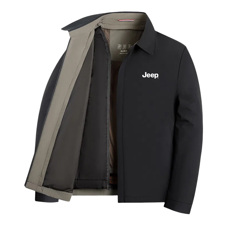 Детский пуховик с лацканами Jeep, Black