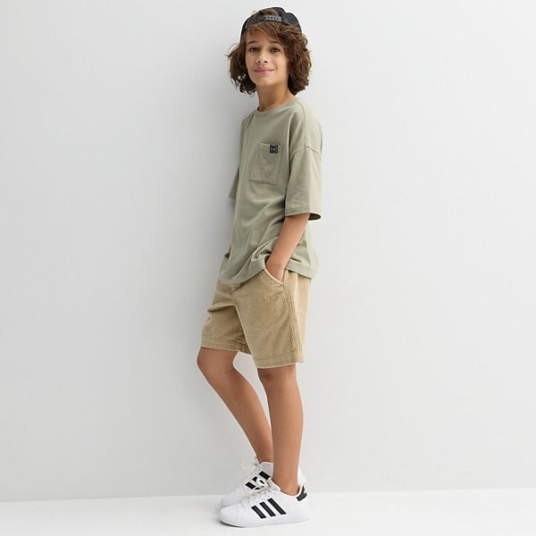 Футболка с карманом для мальчиков 8-20 лет, relaxed fit, regular & husky Sonoma Goods For Life, Sahara Wind — фото 4