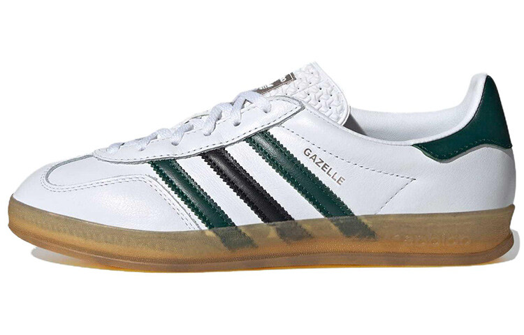Женские кроссовки для скейтбординга adidas originals Gazelle, Белый, зеленый, черный