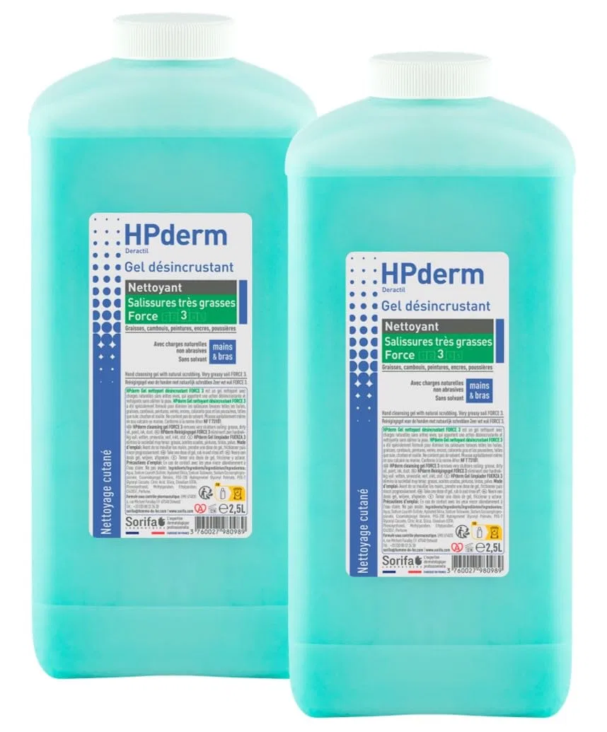 Очищающий гель для рук HPderm Force 3, 2.5 л, SORIFA, Лаванда