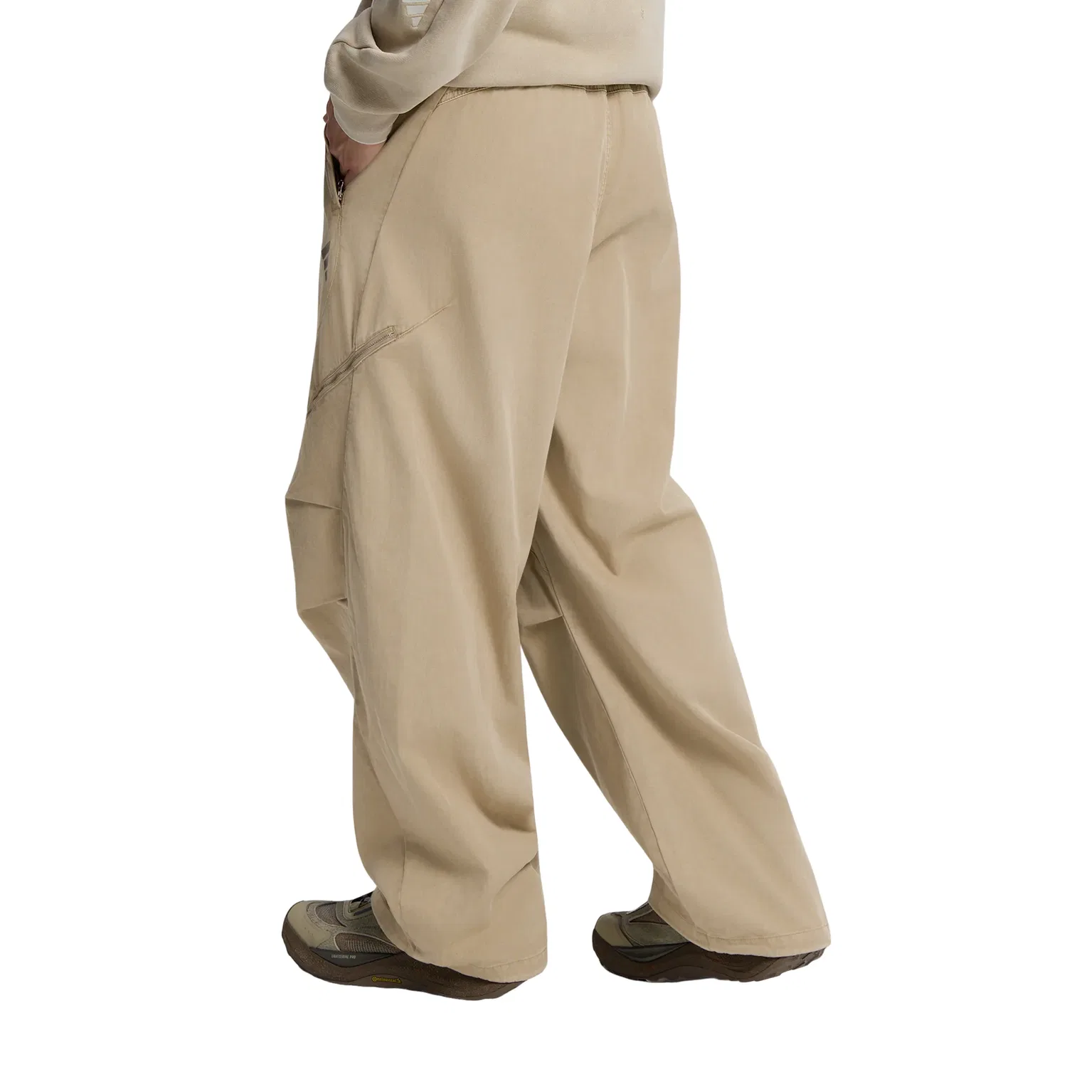 Мужские брюки Future Of Style Woven Trousers Asia Sizing 'Light Khaki' adidas, Light Khaki — фото 4