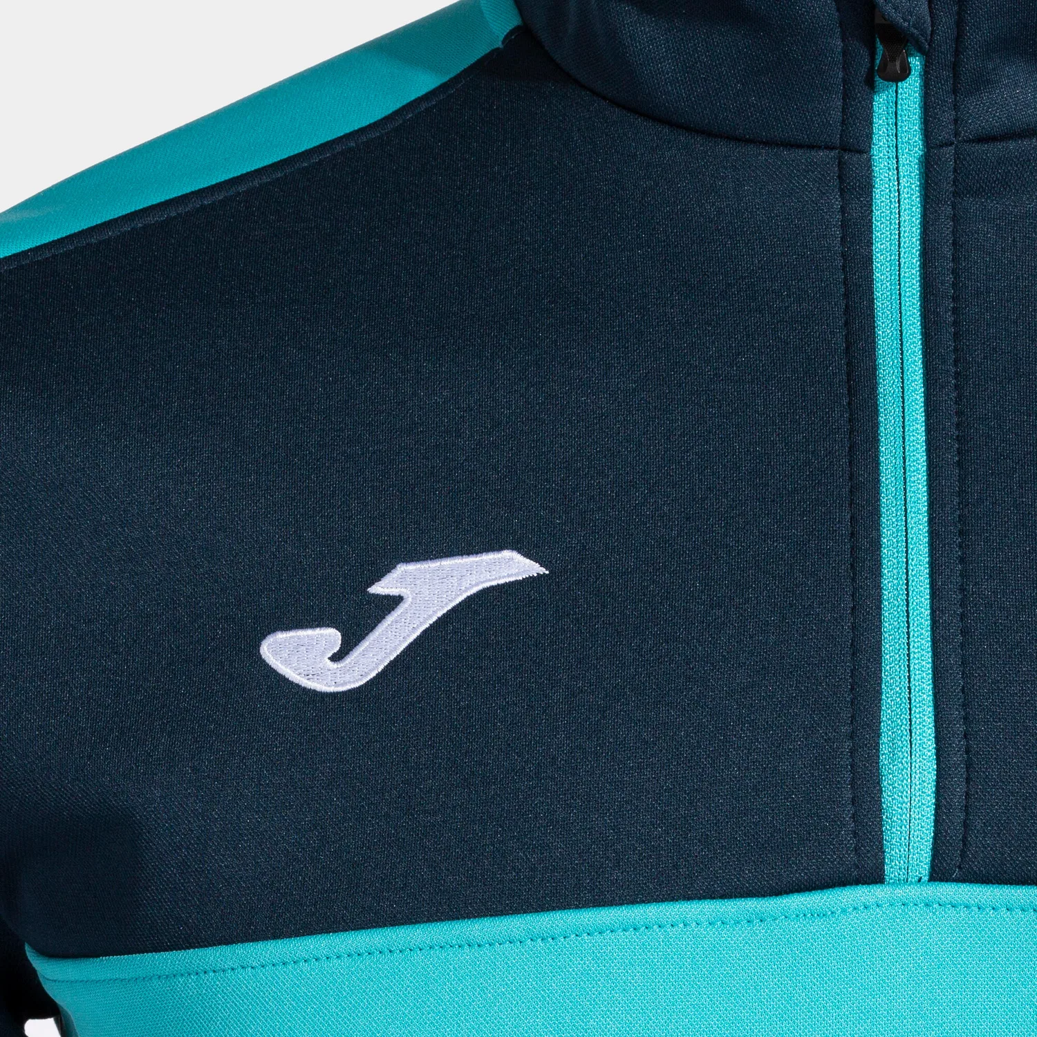 Детский свитшот с полузастежкой-молнией Winner Joma, Turkis Navyblau — фото 3