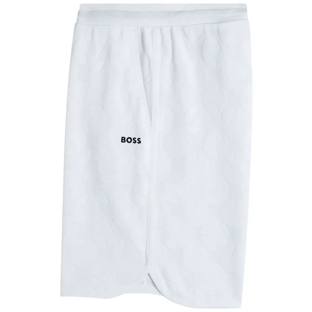 Мужская куртка укороченная свободного кроя BOSS, White — фото 2