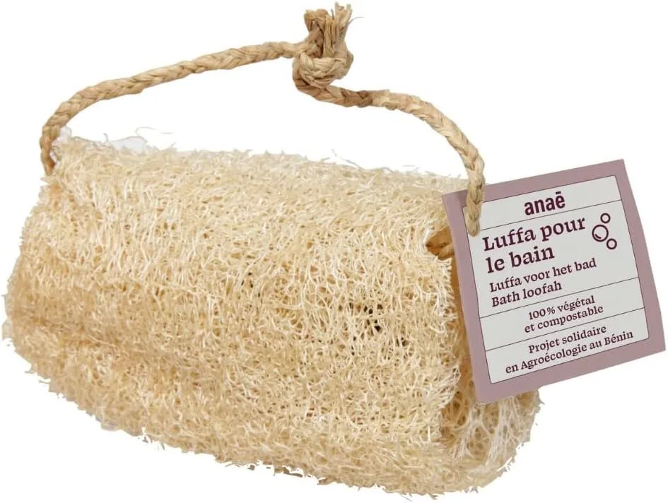 Люфа для ванны, скраб, Anaé, 1 шт, 13x9 см, Beige