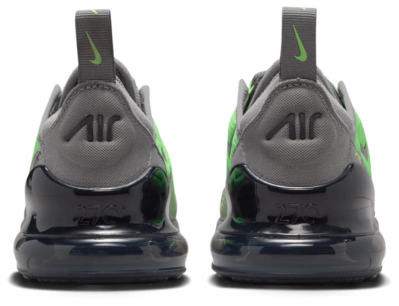 Кроссовки для мальчиков Air Max 270 Nike, цвет Pencil Point/Anthracite/Lime Blast — фото 3