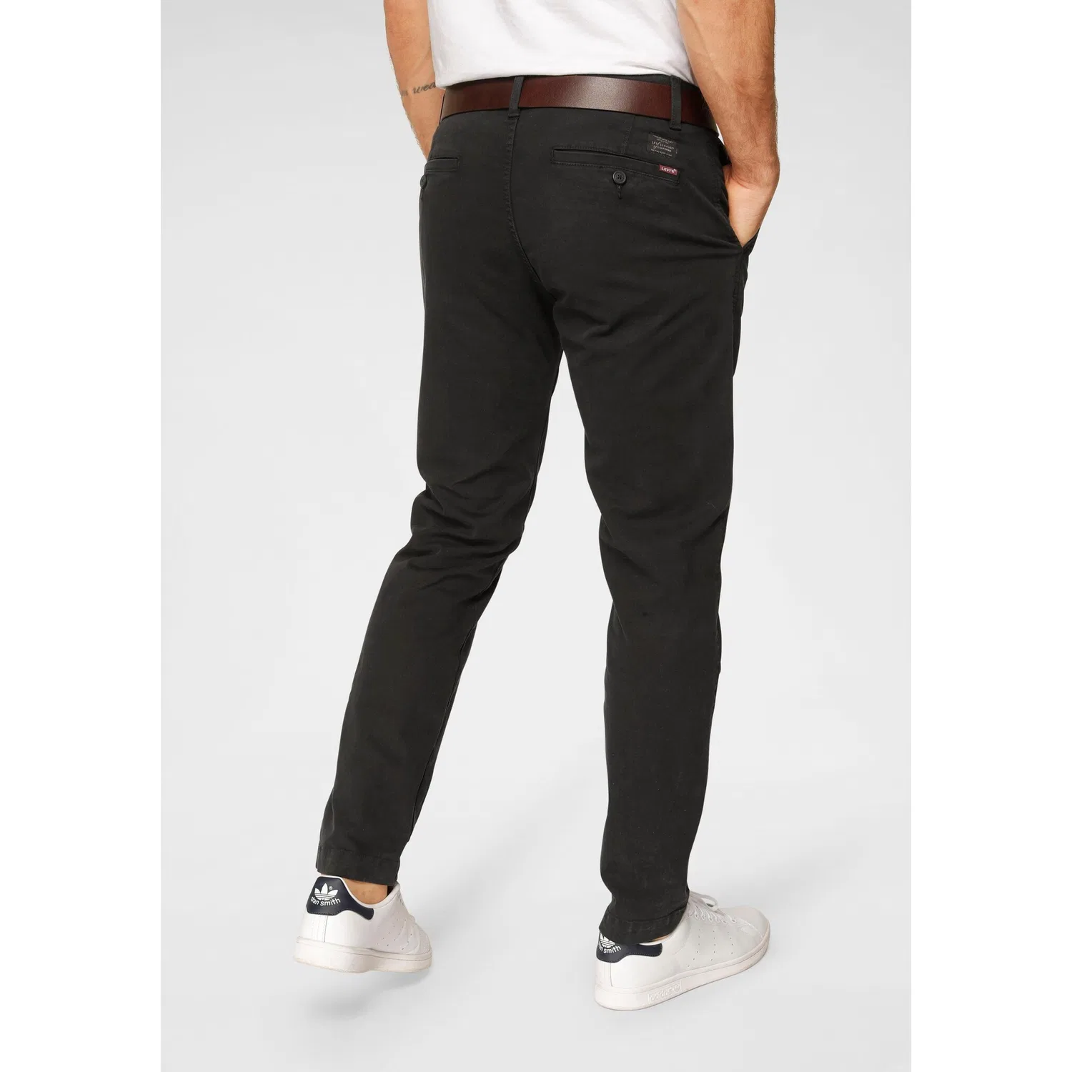 Мужские чинос зауженные к щиколотке Levi's, Black — фото 2