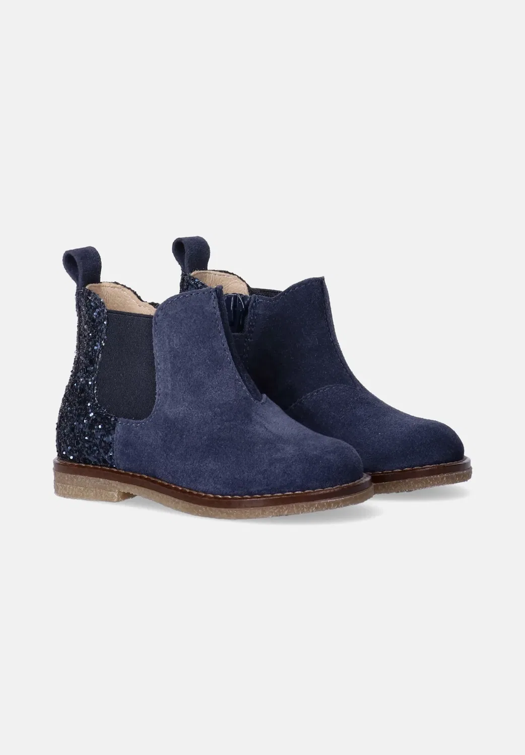 Stivaletti da bambina con Inserti с блестками - классические ботильоны Walkey, Blu — фото 2