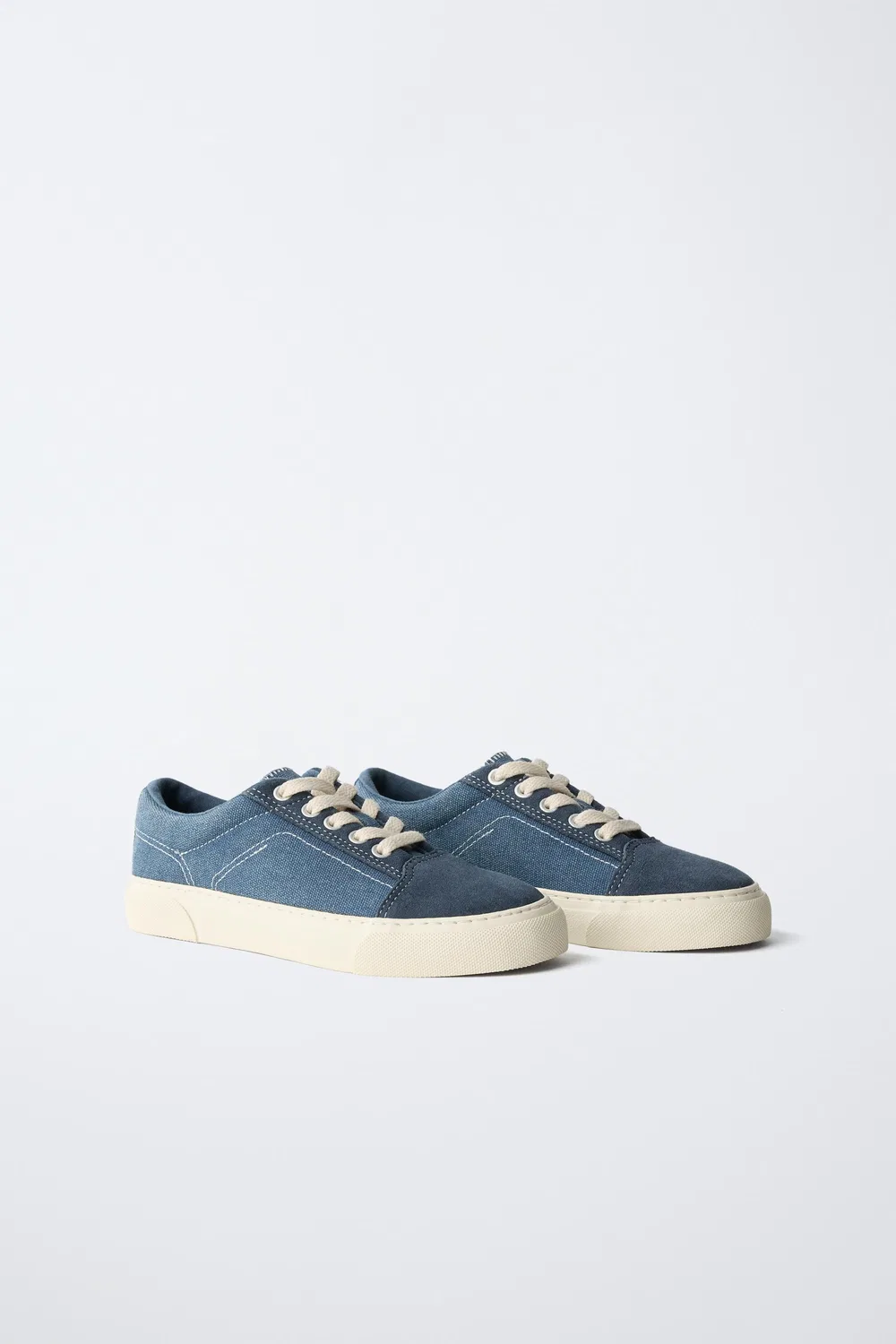 ДЖИНСОВЫЕ КРОССОВКИ ZARA, Blue — фото 2