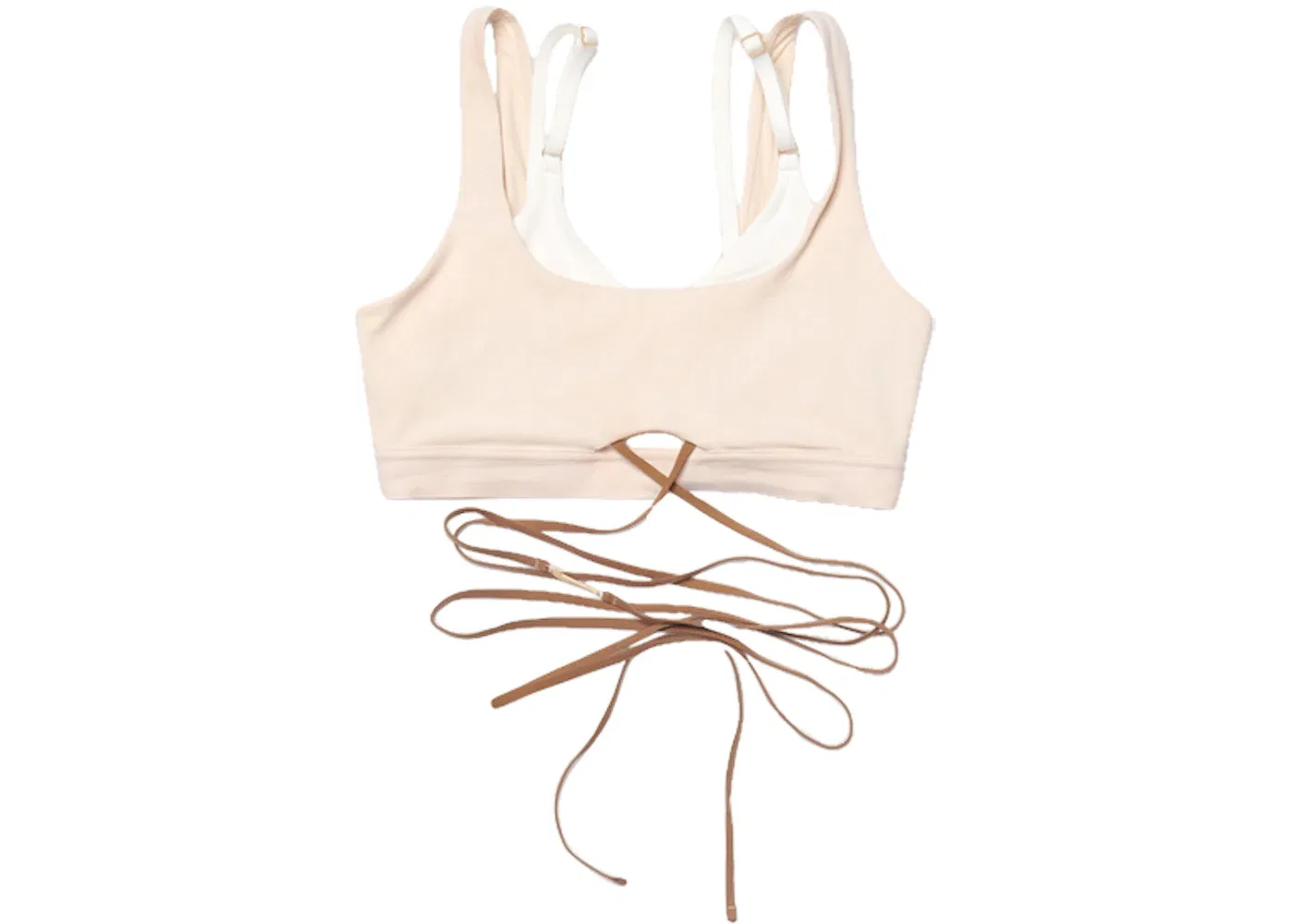 Женский бюстгальтер с регулируемыми бретельками Nike x Jacquemus Brassiere, Off-White