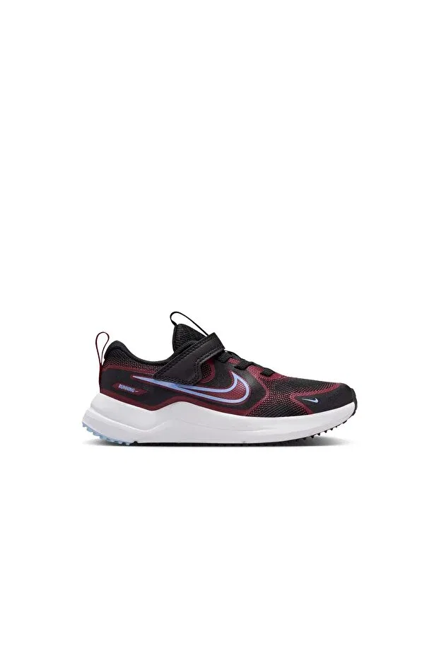 Детские кроссовки для бега для девочек Cosmic runner ps Nike, Black Aluminum Team Red — фото 2