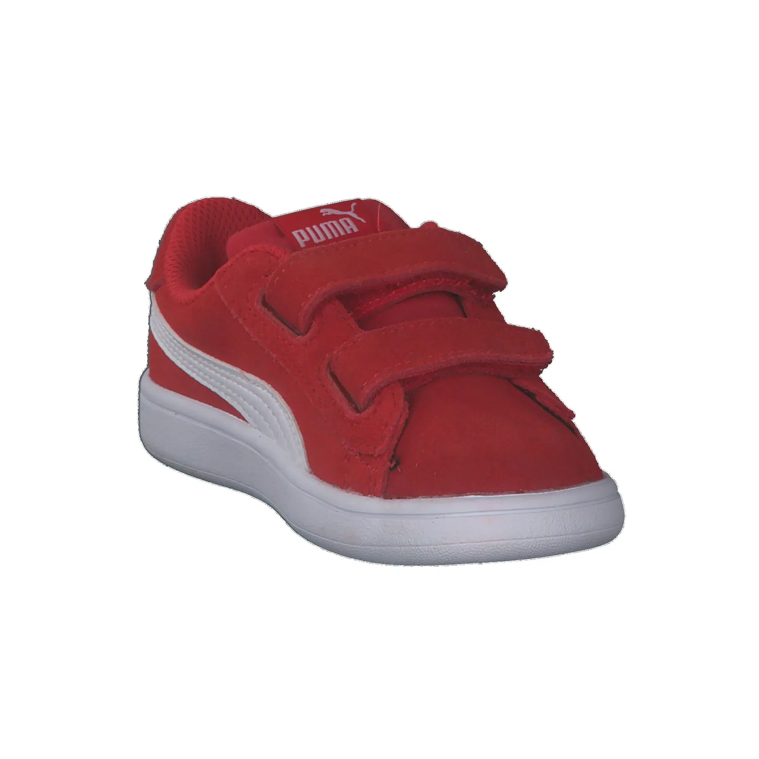 Детские кроссовки с замшевым верхом Puma Smash v2 SD V Inf, Rot — фото 2