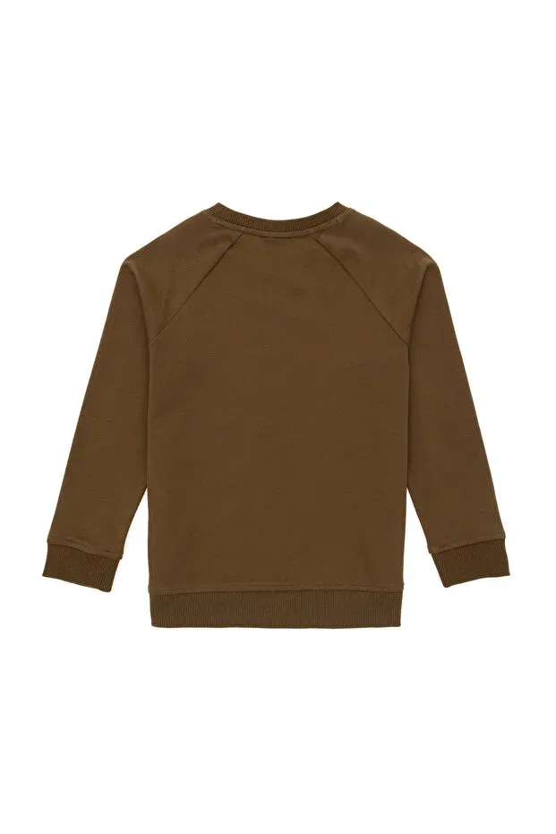 Детское худи для мальчиков с длинным рукавом U.S. Polo Assn., Khaki — фото 4