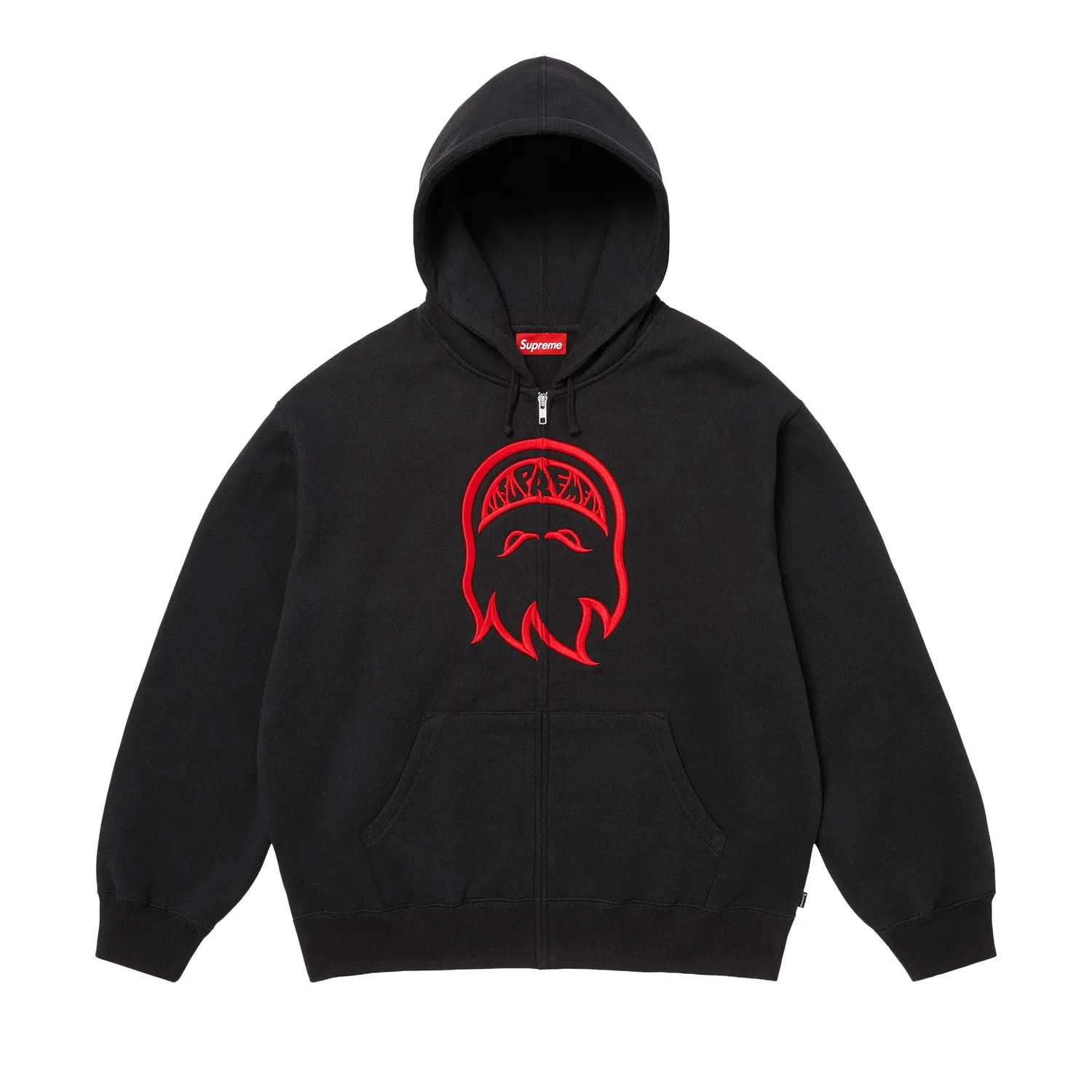 Толстовка Supreme x Spitfire на молнии с капюшоном, черный