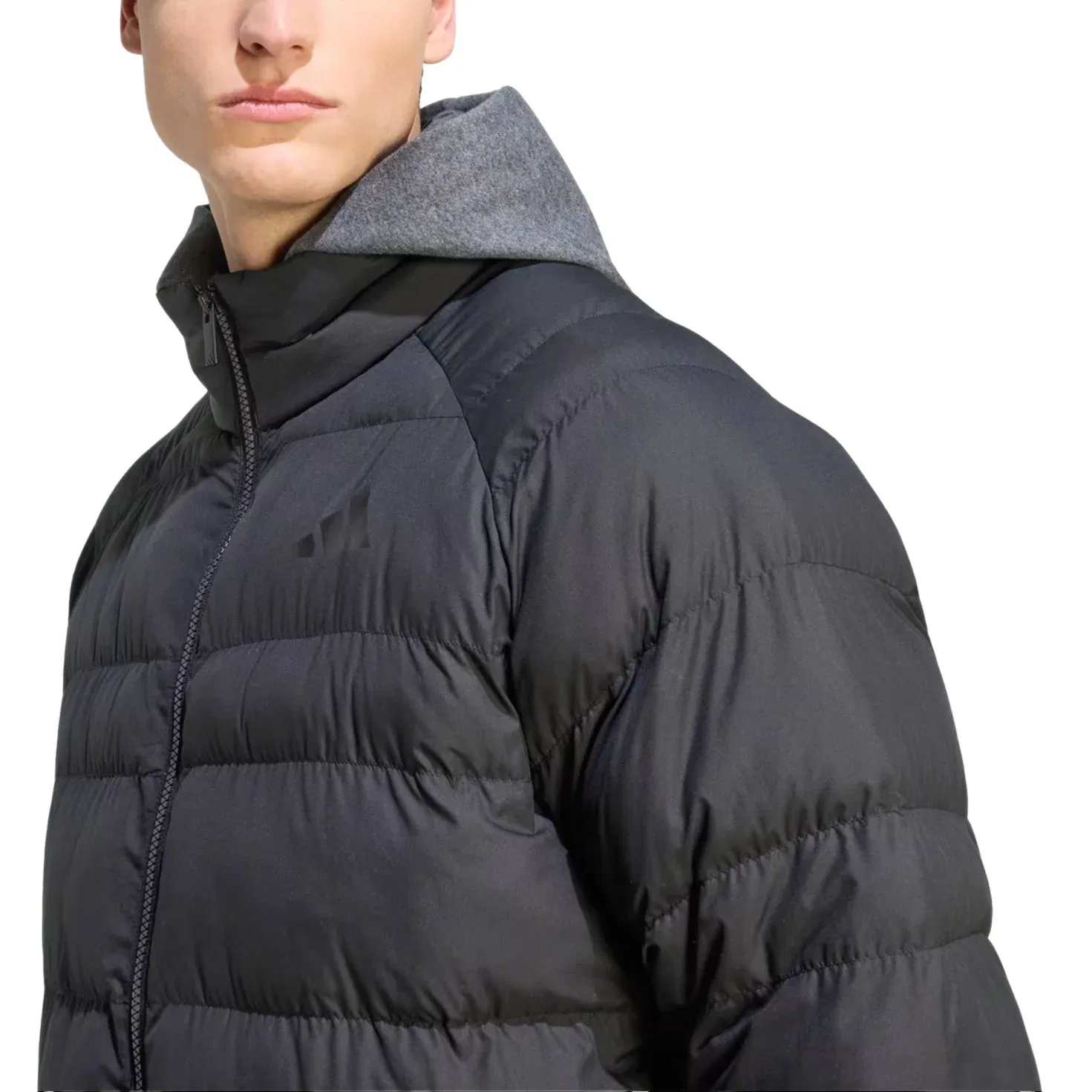 Мужская куртка Essentials Packable Insulated Jacket Asia Sizing 'Black' adidas, черный — фото 4