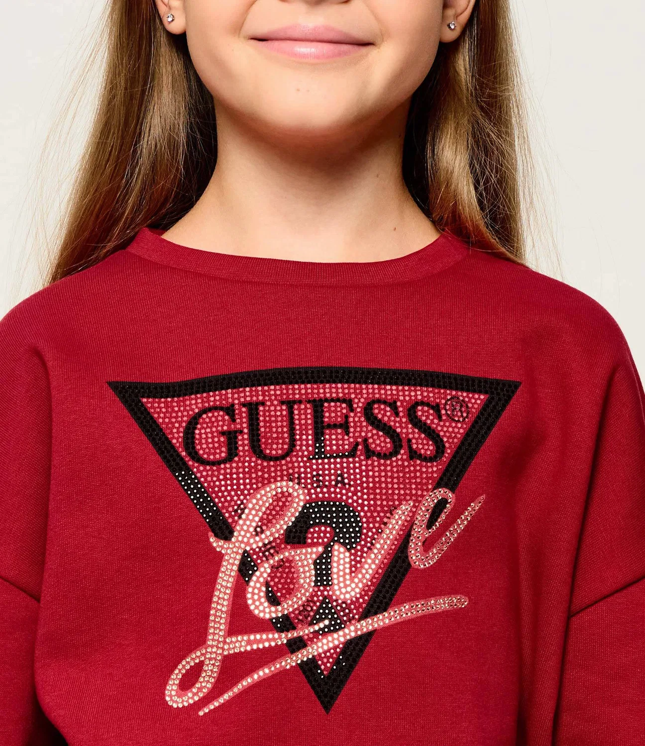 Свитшот Guess, красный — фото 4