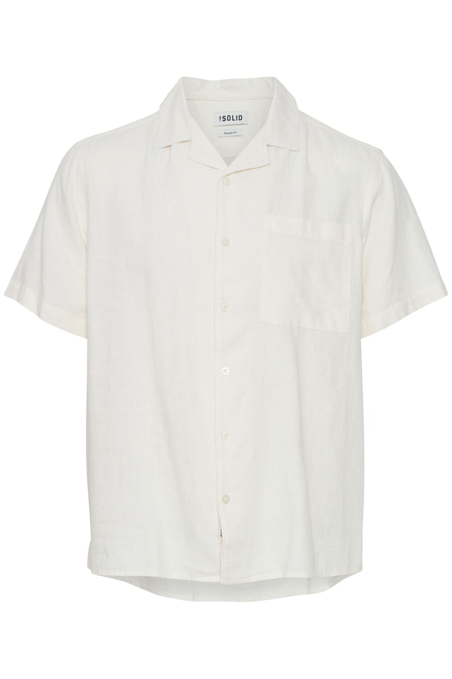 

Рубашка на пуговицах классического кроя !Solid Allan, White