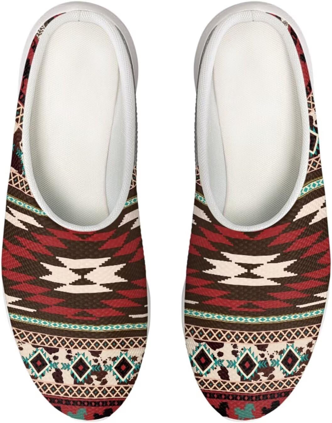 

Кроссовки-сабо Forchrinse с гавайской пальмой для мужчин и женщин, открытая пятка, легкие, дышащие, для дома, работы и спортзала, Aztec