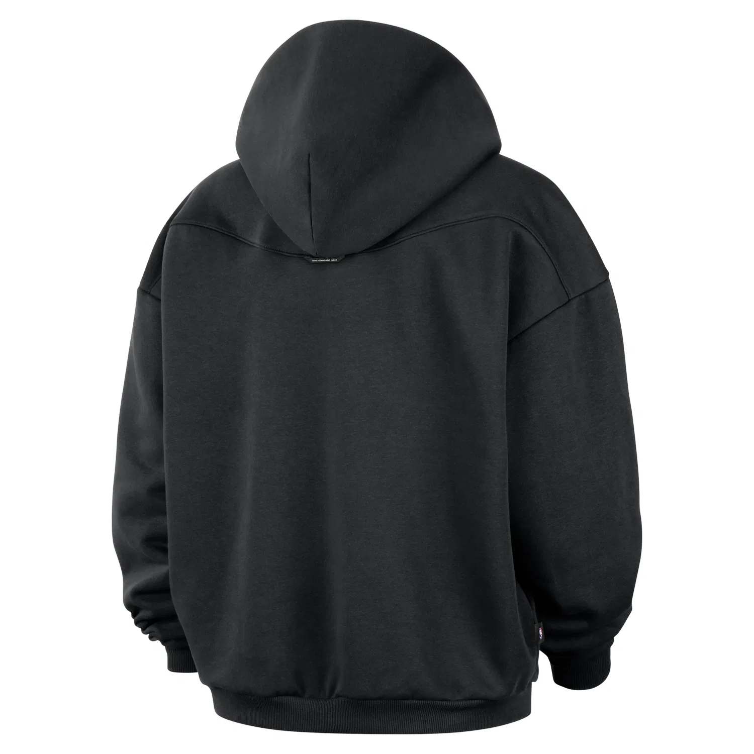 Мужское худи для баскетбола Charlotte Hornets Standard Issue Fleece Hoodie 'Black White' Nike, Black/White — фото 3