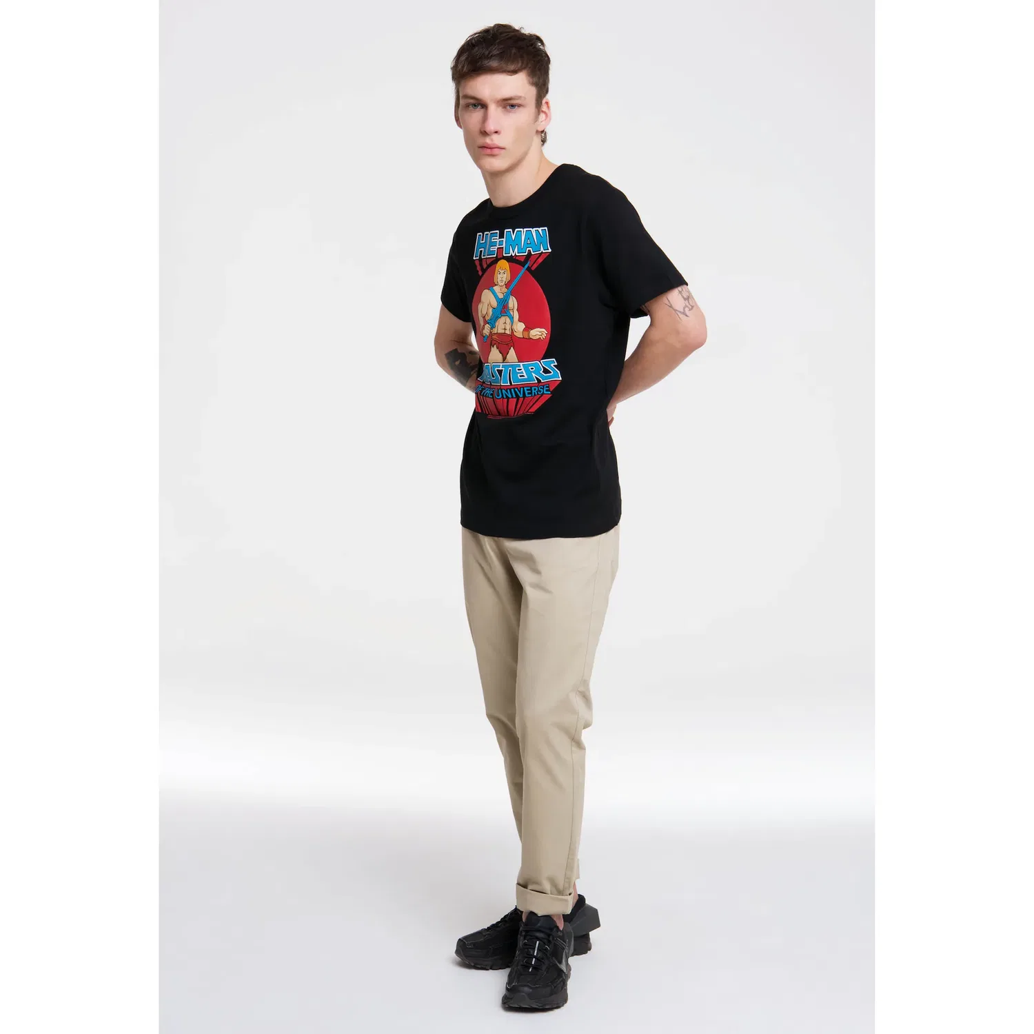 Детская футболка He-Man с принтом LOGOSHIRT, Black/Multicolor — фото 2