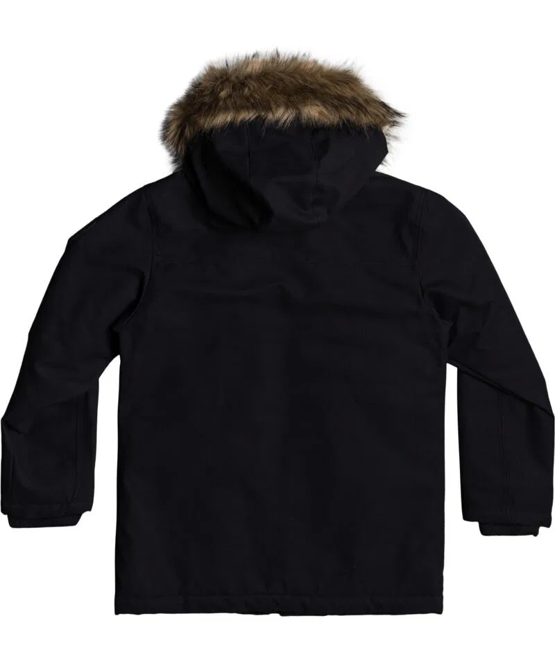 Детская парка для мальчиков с водоотталкивающей пропиткой Storm drop 5k Quiksilver, Schwarz — фото 4