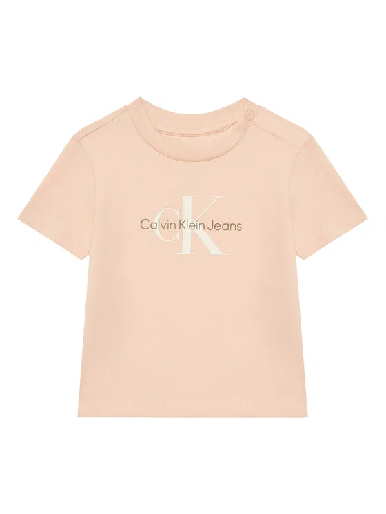 Футболка regular fit Monogram Calvin Klein Jeans, розовый