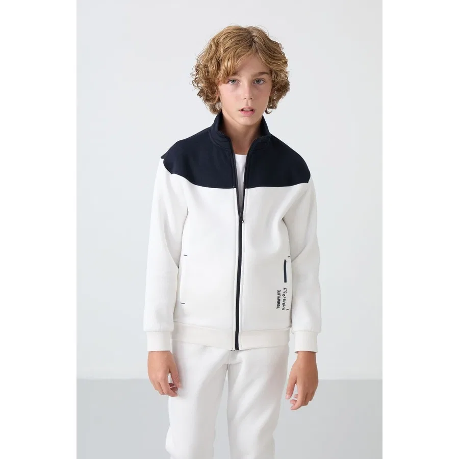 Детский спортивный костюм с вышивкой Tommy Life, Темно-синий — фото 2