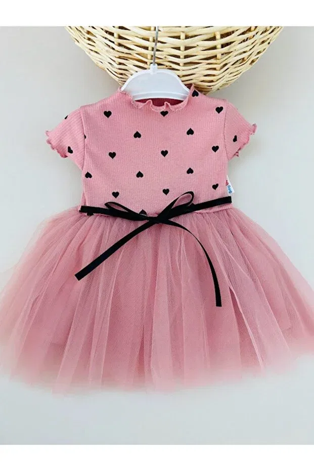 Детское платье для девочек с принтом Aryakids, Rose Dried